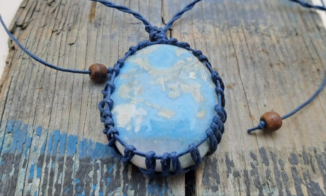 Montatura collana modello zig zag