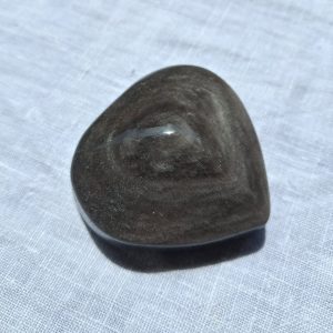 Ossidiana argentata/dorata cuore cm 6