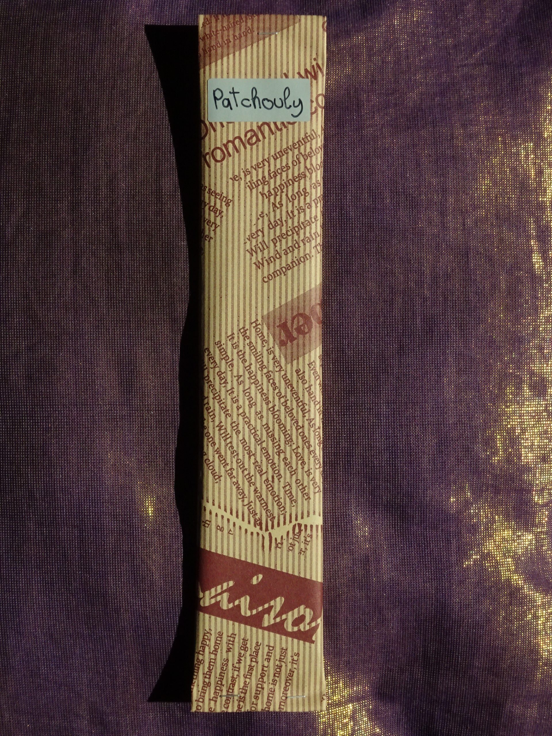 Incensi in stick artigianali indiani Patchouli
