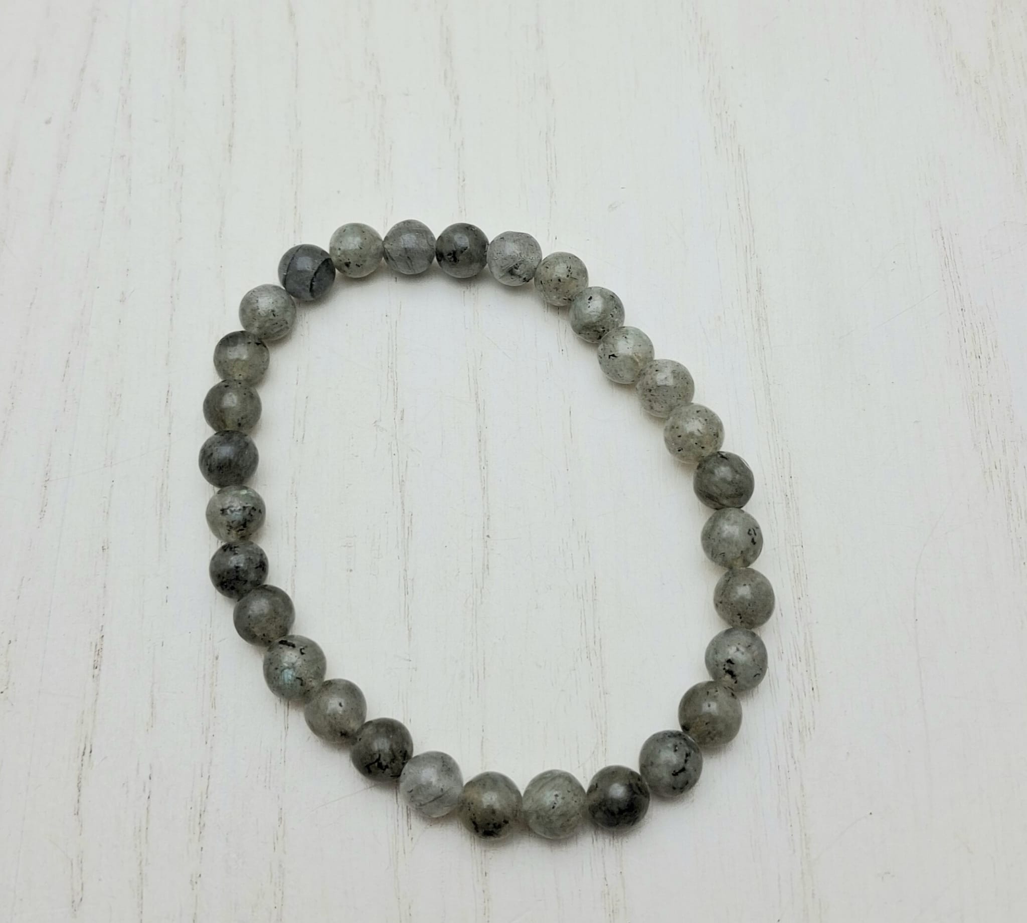 Bracciale Labradorite sfere 0,6 mm