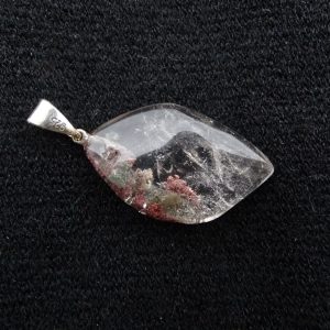 Pendente in Quarzo lodolite con montatura in argento