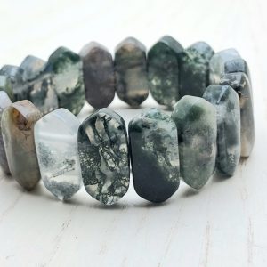 Bracciale Agata muschiata  cm 2