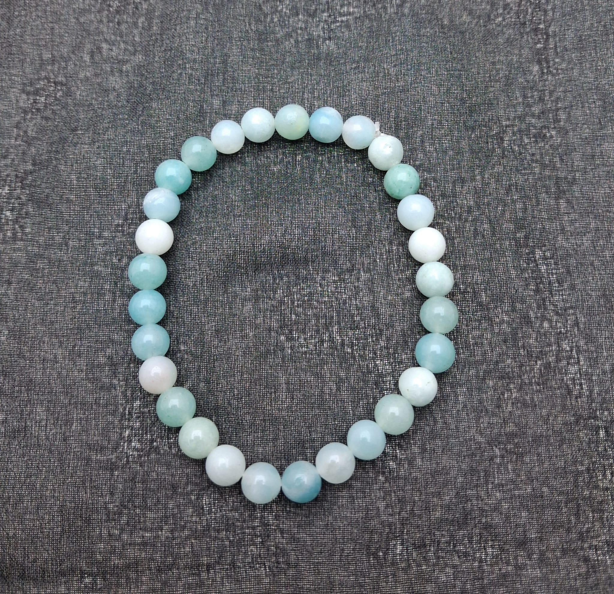 Bracciale Amazzonite sfere 0,6 mm