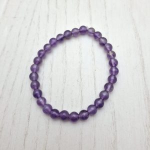 Bracciale Ametista sfere 0,6 mm