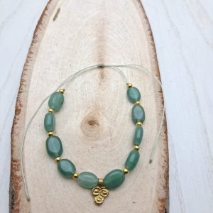 Bracciale / cavigliera in Avventurina verde