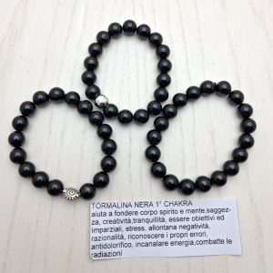 Bracciali in tormalina nera