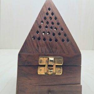 bruciatore piramide per incensi in grani