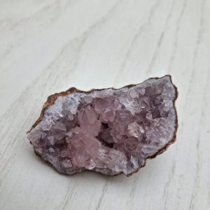 geode di Quarzo rosa cristallizzato cm 5,5