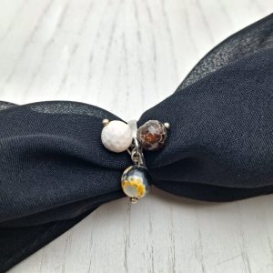 anello con Agata pelle di serpente modello charms