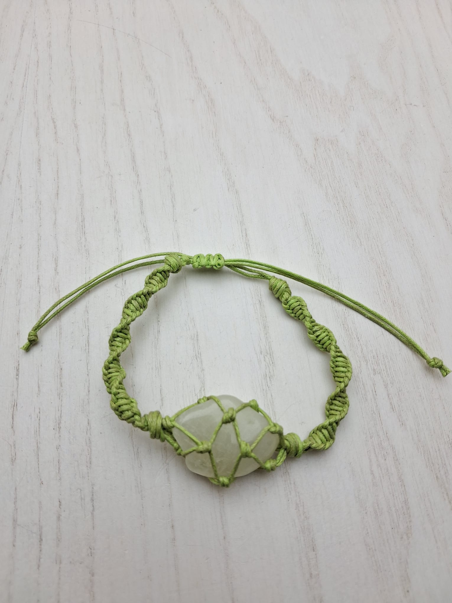 Bracciale con Quarzo ialino con zolfo