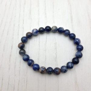 Bracciale Sodalite sfere 0,8 cm