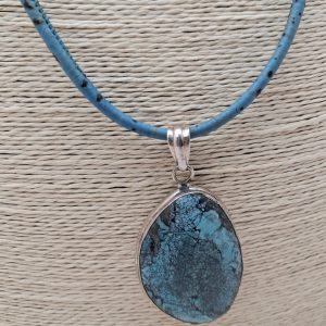 collana con Turchese montatura in argento