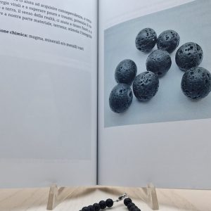bracciale in Lava con simbolo dell’ infinito